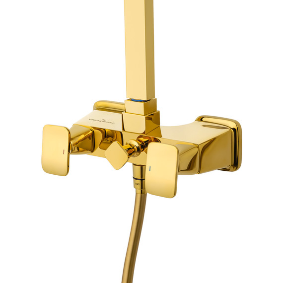 Душевая стойка Wonzon & Woghand Shakespeare WW-654602-DG, золото глянцевое фото 3