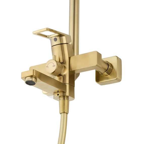 Душевая стойка Wonzon & Woghand Frame WW-88739010-BG, золото брашированное фото 4