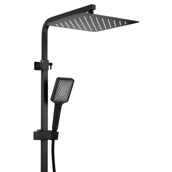 Душевая стойка Wonzon & Woghand Cube WW-88739016-MB, чёрный матовый фото 5