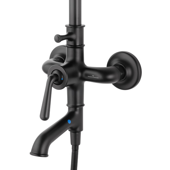 Душевая стойка Wonzon & Woghand Steam WW-88739008-MB, чёрный матовый фото 3