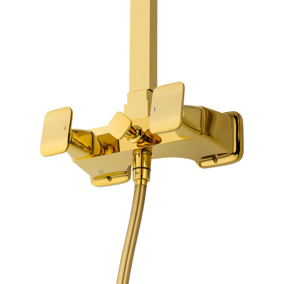 Душевая стойка Wonzon & Woghand Shakespeare WW-654602-DG, золото глянцевое фото 4