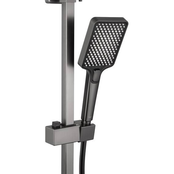 Душевая стойка Wonzon & Woghand Cube 2.0 WW-88047068-BGM, тёмный графит брашированный фото 6