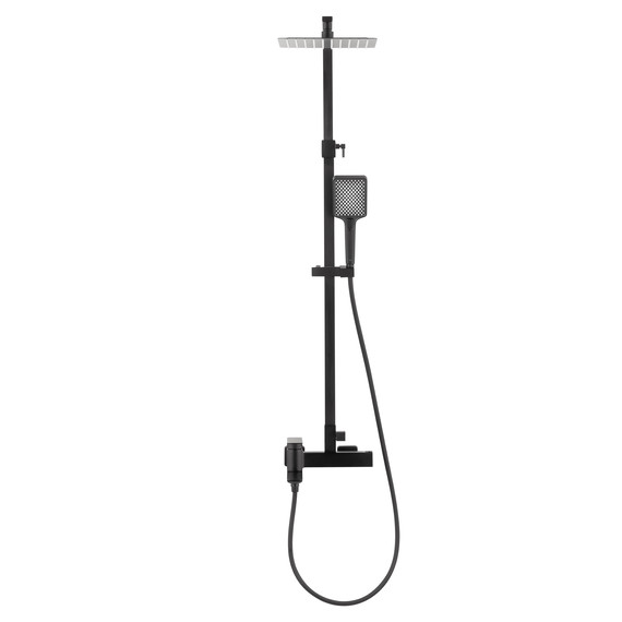 Душевая стойка Wonzon & Woghand Edge WW-88739003-MB, чёрный матовый фото 2