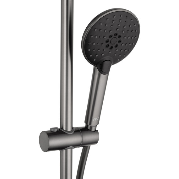 Душевая стойка Wonzon & Woghand Click WW-N3S962-BGG, тёмный графит брашированный фото 5