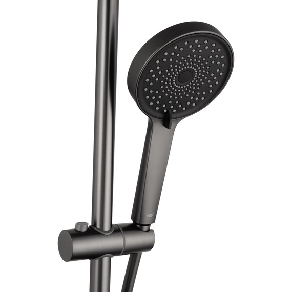 Душевая стойка с термостатом Wonzon & Woghand Stick WW-88739903-BGM, тёмный графит брашированный фото 6