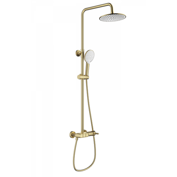 Душевая стойка Wonzon & Woghand Muse WW-A30653-BG, золото брашированное фото 
