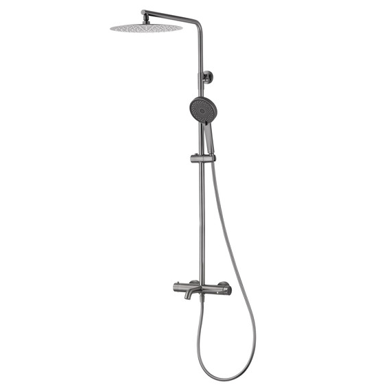 Душевая стойка Wonzon & Woghand Stick WW-88739017-BGM, тёмный графит брашированный фото 