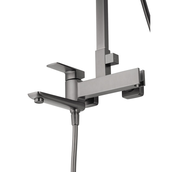 Душевая стойка Wonzon & Woghand Edge WW-88739003-BGM, тёмный графит брашированный фото 4