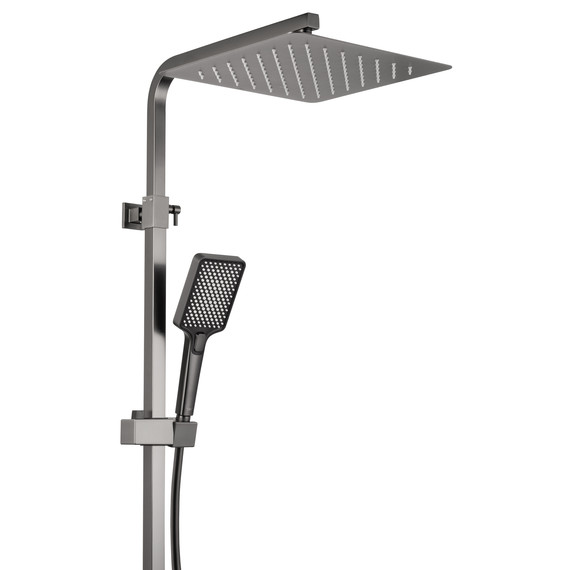 Душевая стойка Wonzon & Woghand Cube WW-88739016-BGM, тёмный графит брашированный фото 5