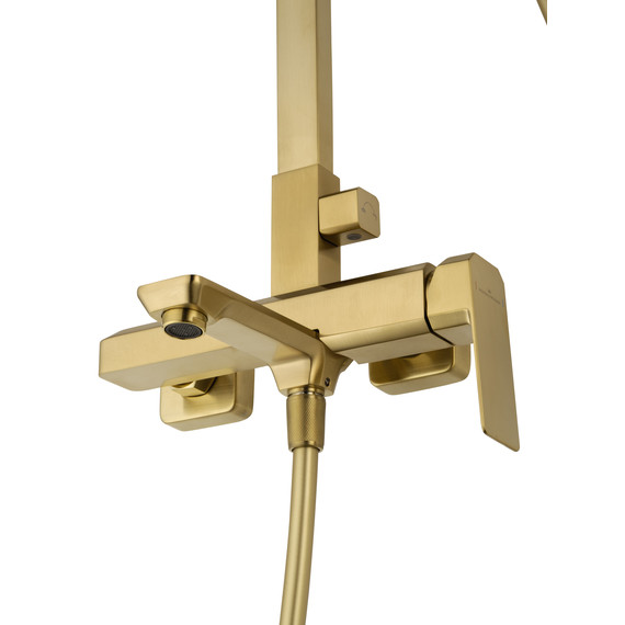 Душевая стойка Wonzon & Woghand Diamond WW-88739011-BG, золото брашированное фото 4