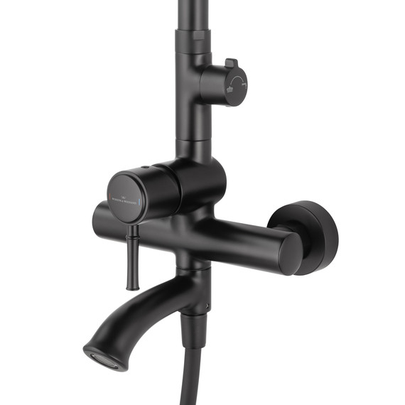 Душевая стойка Wonzon & Woghand Tor WW-88047073-MB, чёрный матовый фото 3