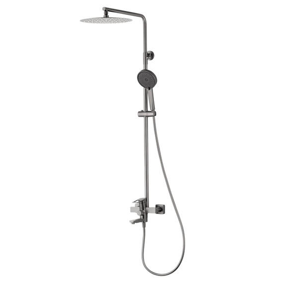 Душевая стойка Wonzon & Woghand Frame WW-88739010-BGM, тёмный графит брашированный фото 