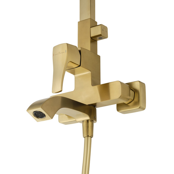 Душевая стойка Wonzon & Woghand Flex WW-88047072-BG, золото брашированное фото 4