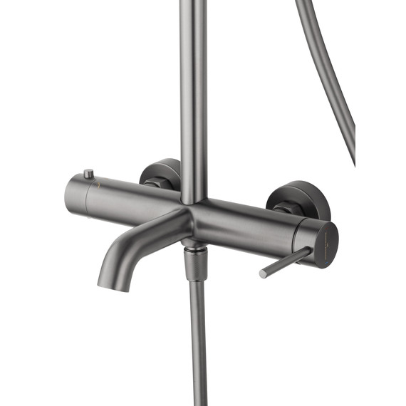Душевая стойка Wonzon & Woghand Stick WW-88739017-BGM, тёмный графит брашированный фото 3