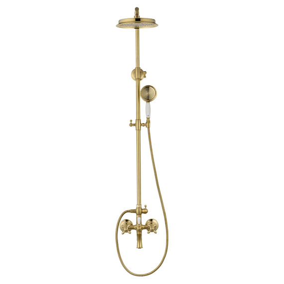 Душевая стойка Wonzon & Woghand Retro WW-88739020-BG, золото брашированное фото 2