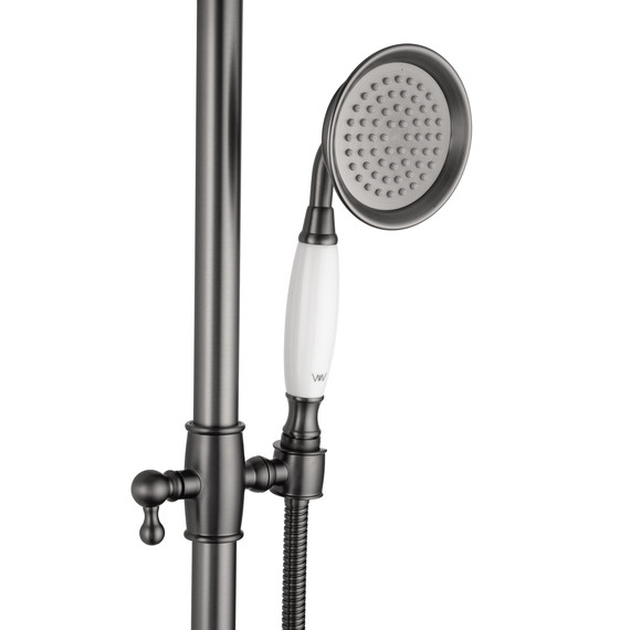 Душевая стойка Wonzon & Woghand Steam WW-88739008-BGM, тёмный графит брашированный фото 6