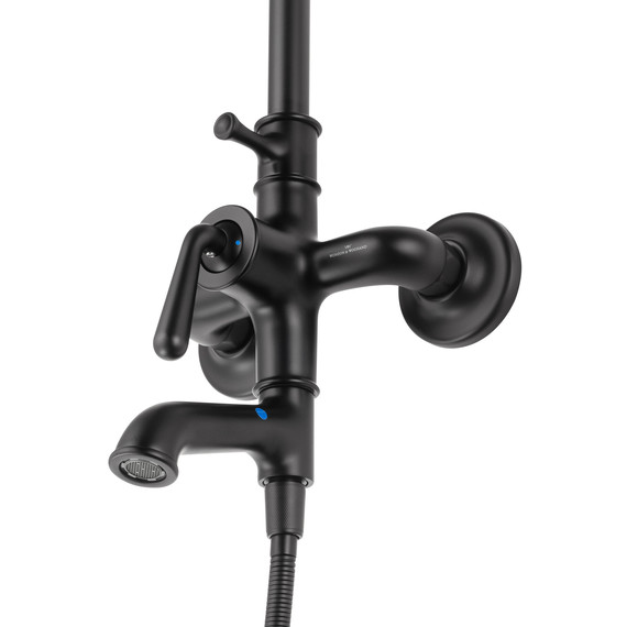 Душевая стойка Wonzon & Woghand Steam WW-88739008-MB, чёрный матовый фото 4