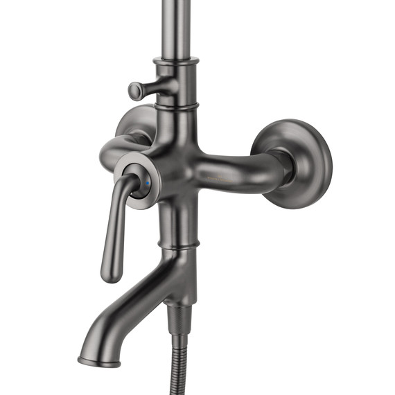 Душевая стойка Wonzon & Woghand Steam WW-88739008-BGM, тёмный графит брашированный фото 3