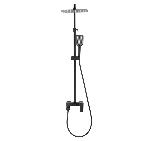 Душевая стойка Wonzon & Woghand Fit WW-88739009-MB, чёрный матовый фото 2