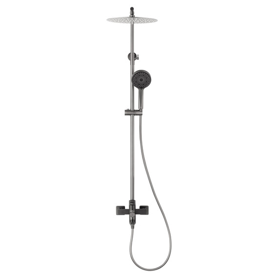 Душевая стойка Wonzon & Woghand Frame WW-88739010-BGM, тёмный графит брашированный фото 2