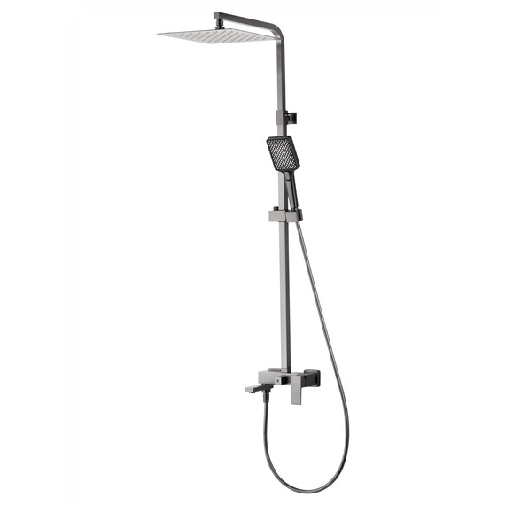 Душевая стойка Wonzon & Woghand Cube WW-88739016-BGM, тёмный графит брашированный фото 