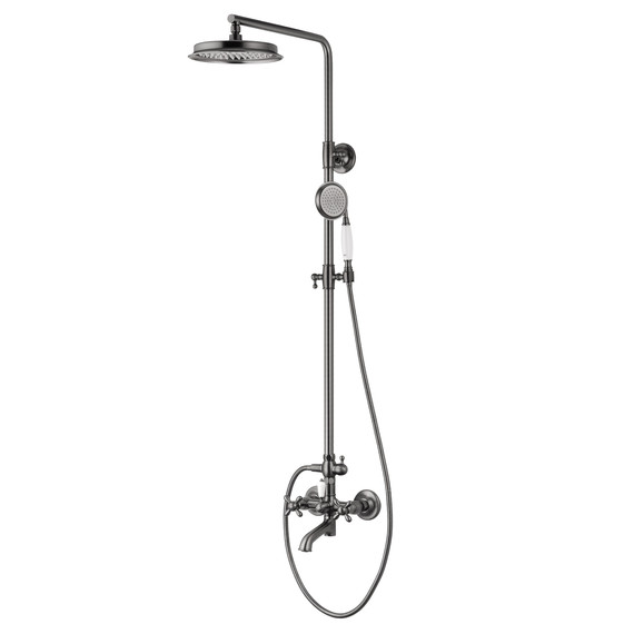 Душевая стойка Wonzon & Woghand Retro WW-88739020-BGM, тёмный графит брашированный фото 