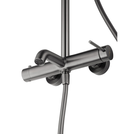 Душевая стойка Wonzon & Woghand Stick WW-88739017-BGM, тёмный графит брашированный фото 4