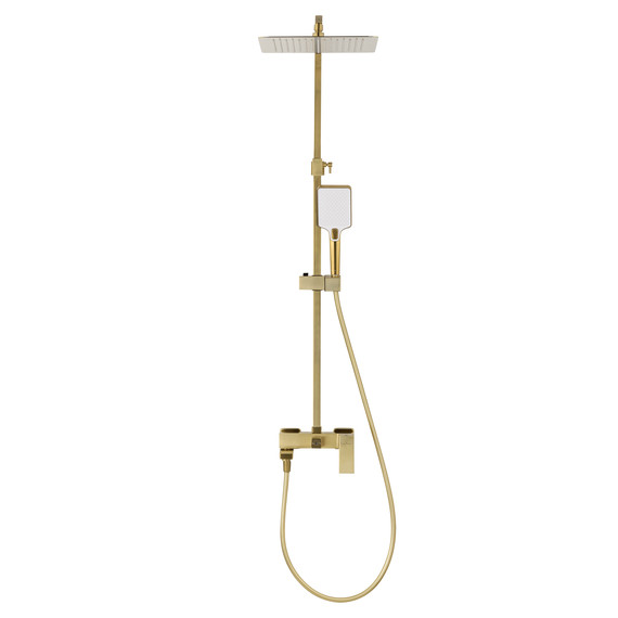 Душевая стойка Wonzon & Woghand Cube WW-88739016-BG, золото брашированное фото 2