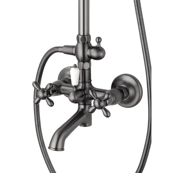 Душевая стойка Wonzon & Woghand Retro WW-88739020-BGM, тёмный графит брашированный фото 3