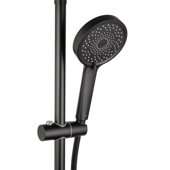 Душевая стойка Wonzon & Woghand Stick WW-88739017-MB, чёрный матовый фото 6