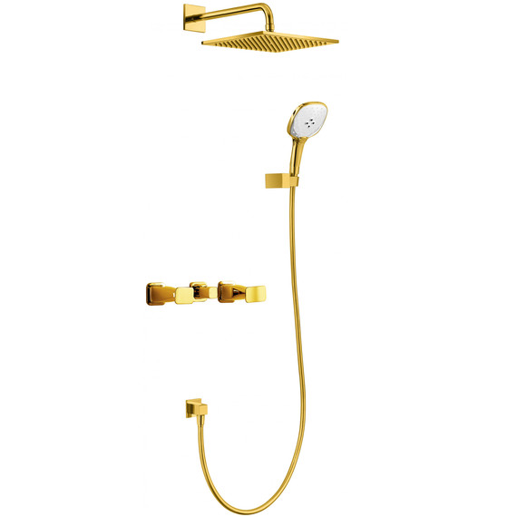 Душевая система для душа Wonzon & Woghand Shakespeare WW-654701-DG, золото глянцевое фото 