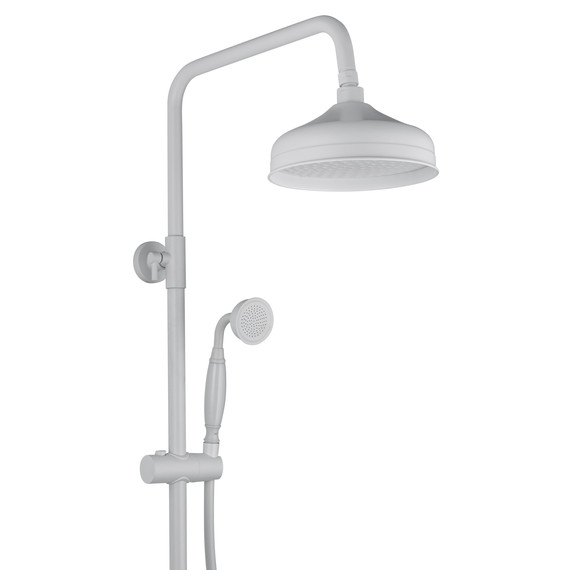 Душевая стойка с термостатом Wonzon & Woghand Retro WW-B3041-MW, белый матовый фото 5