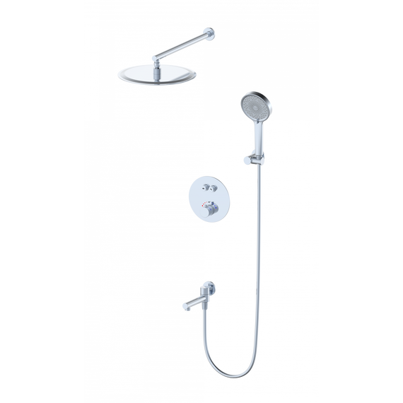 Душевая система для ванны с термостатом Wonzon & Woghand Stick WW-88929010-CR фото 