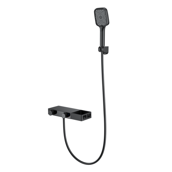 Смесители для ванны Wonzon & Woghand Shelf WW-B2551-MB, чёрный фото 