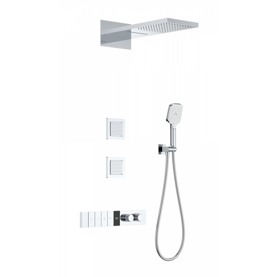 Душевая система для душа с термостатом Wonzon & Woghand WW-D4538-A-CR фото 