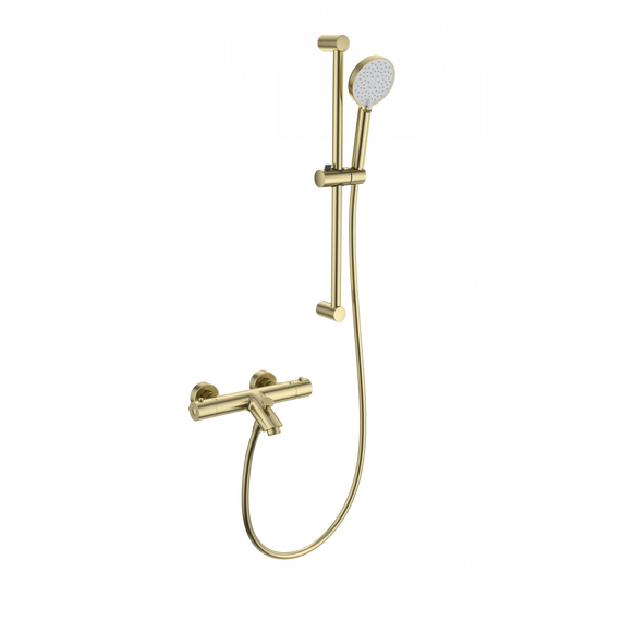 Смесители для ванны с термостатом Wonzon & Woghand WW-C2002-A-BG, золото фото 