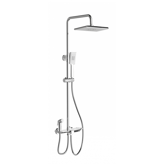 Душевая стойка с термостатом Wonzon & Woghand WW-B3310-CR фото 