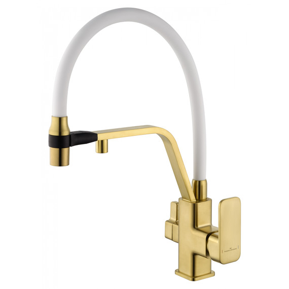 Смесители для кухни Wonzon & Woghand WW-88458013-BG(MW), золото фото 