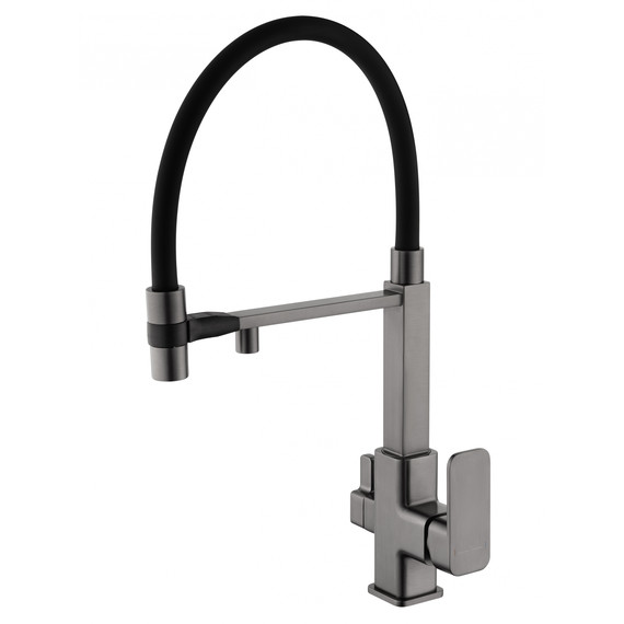 Смесители для кухни Wonzon & Woghand WW-88458012-BGM, тёмный графит фото 