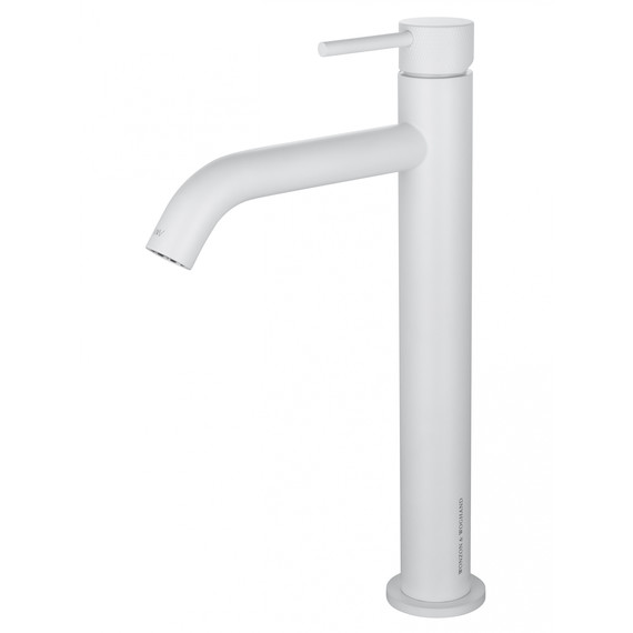 Смеситель для раковины высокий Wonzon & Woghand WW-H1062-MW, белый фото 