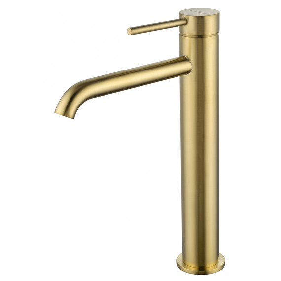Смеситель для раковины высокий Wonzon & Woghand Stick WW-88239017-BG, золото фото 