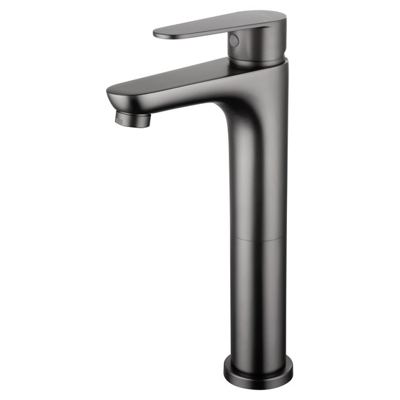 Смеситель для раковины высокий Wonzon & Woghand Alfa WW-A40232-BGG, тёмный графит фото 