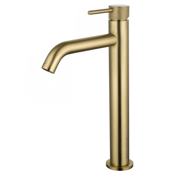 Смеситель для раковины высокий Wonzon & Woghand WW-H1062-BG, золото фото 