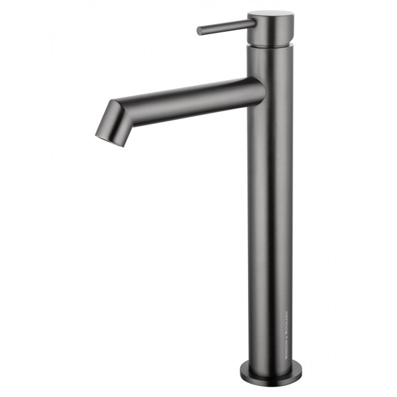 Смеситель для раковины высокий Wonzon & Woghand WW-H1064-BGG, тёмный графит фото 