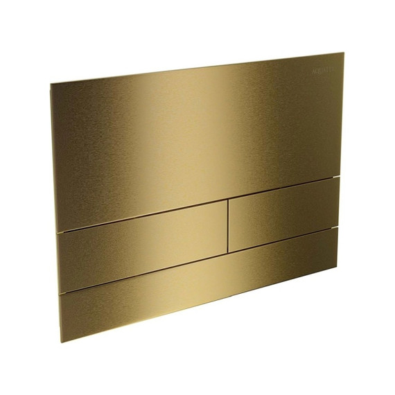 Кнопка смыва Aquatek KDI-0000051, шлифованное золото фото 2