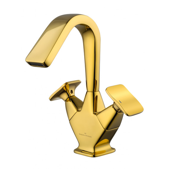 Смеситель для раковины высокий Wonzon & Woghand Shakespeare WW-651103-DG, золото фото 