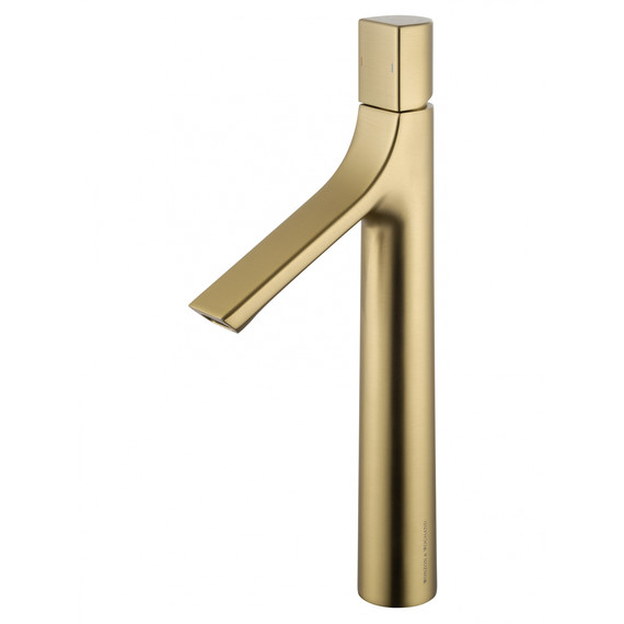 Смеситель для раковины высокий Wonzon & Woghand The one WW-H1011-BG, золото фото 