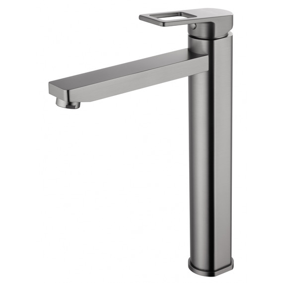 Смеситель для раковины высокий Wonzon & Woghand Frame WW-88239010-BGM, тёмный графит фото 