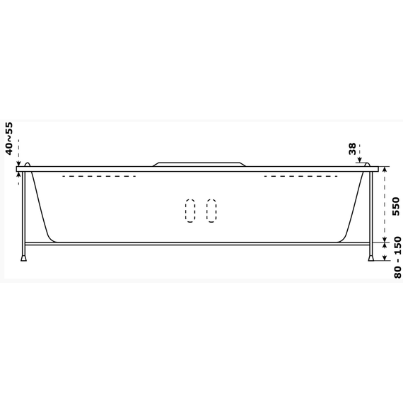 Каркас для ванны Azario Азура АЗК0001 фото 2