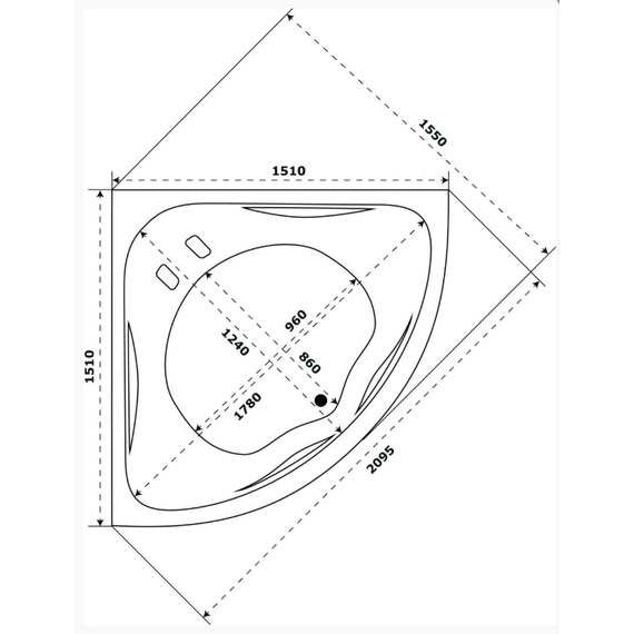 Каркас для ванны Azario Азура АЗК0001 фото 3